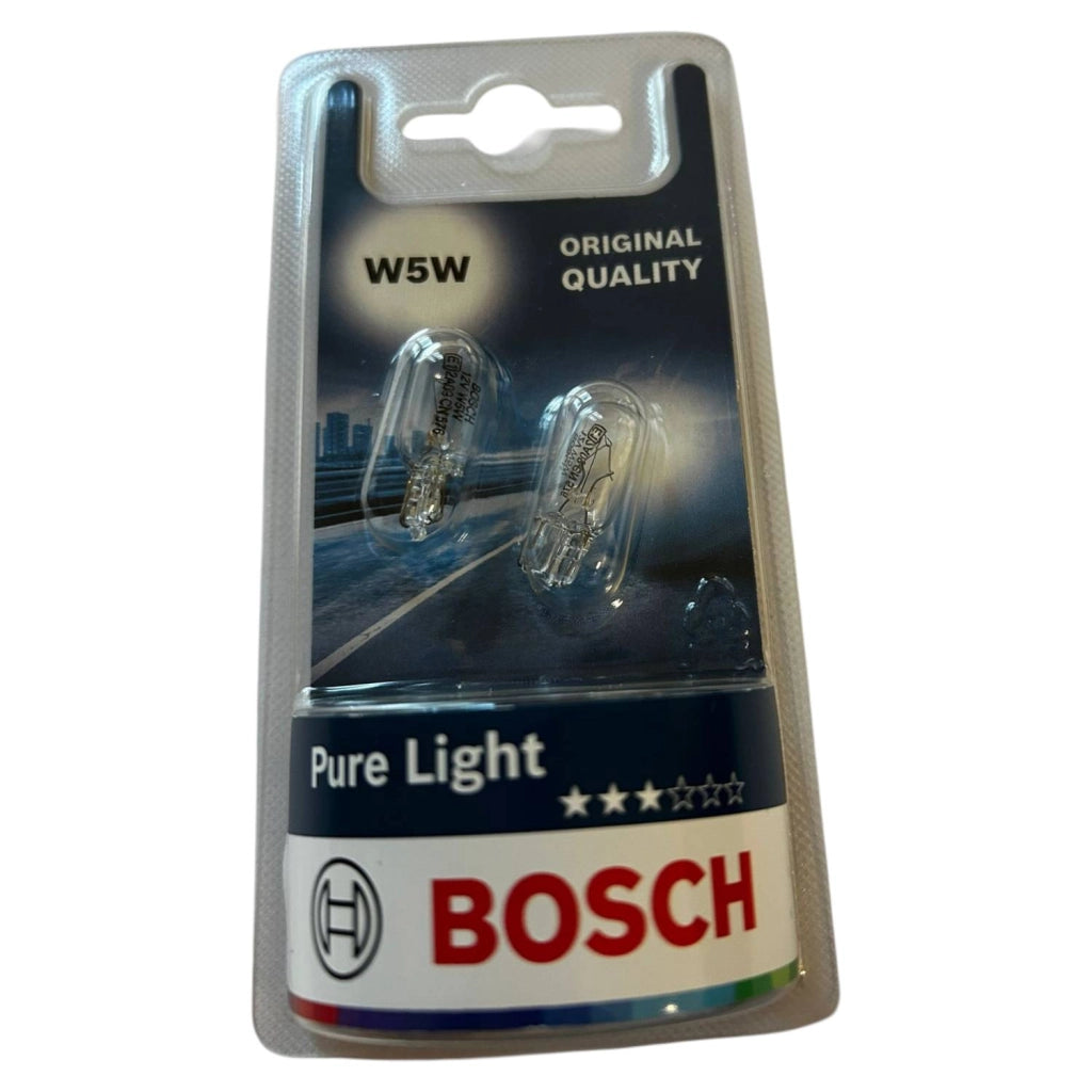 LAMPADINA PER AUTO E MOTO W5W PURE LIGHT