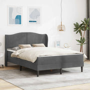 Struttura del letto Grigio Scuro 140 x 200 cm Velluto