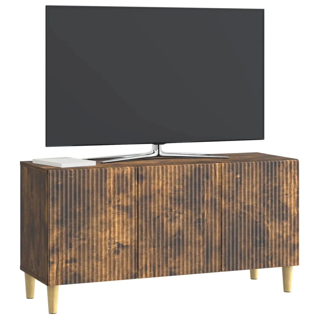Mobile TV Rovere Fumo 99 x 34,5 x 50 cm Legno ingegnerizzato 894720