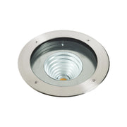 Faretto LED da incasso a terra SETUP 23,3W 46° 3000K IP67 IK09 in acciaio satinato e alluminio - Rossini Group