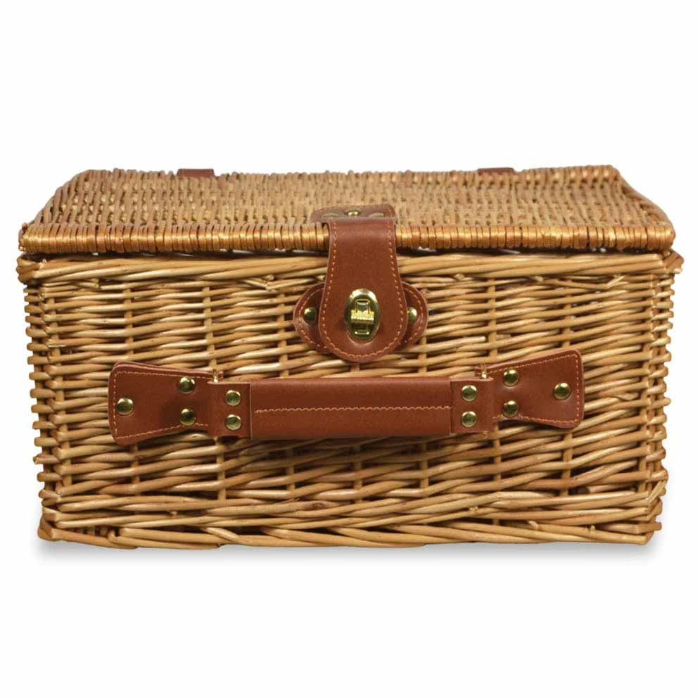 Cesto Bauletto Vimini Naturale con Manico cm 37 x 26 x 18 h