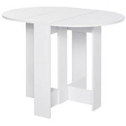 Tavolo da Pranzo Allungabile Pieghevole ¨C Minimal ¨C Bianco 104x76x73.7 cm