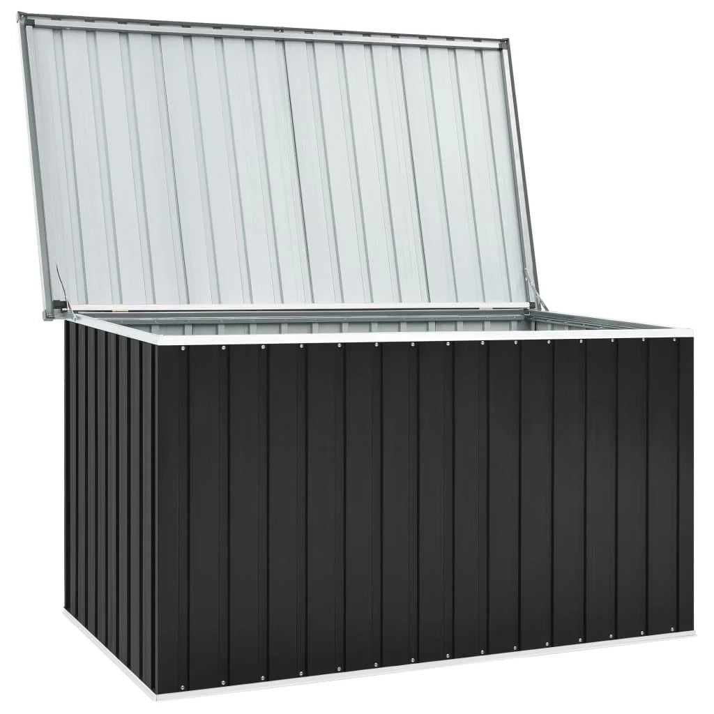 Baule portaoggetti da giardino antracite 171 x 99 x 93 cm 02_0013062