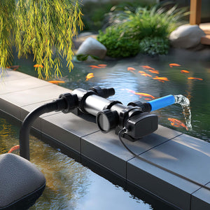 CUV-724 Chiarificatore per laghetti in acciaio inox 24W Sterilizzatore UVC