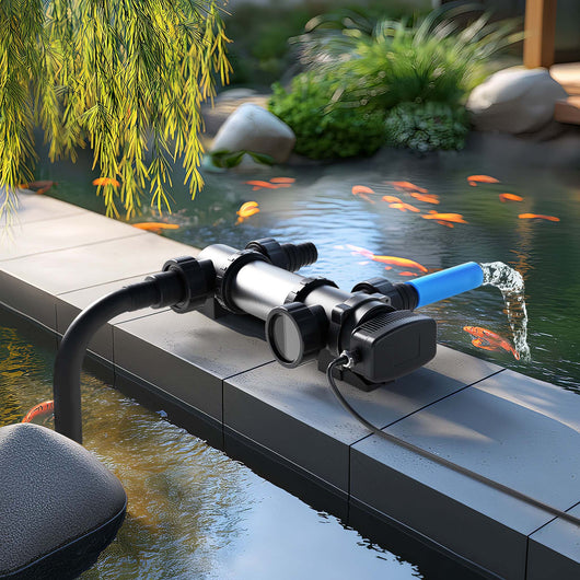 CUV-724 Chiarificatore per laghetti in acciaio inox 24W Sterilizzatore UVC