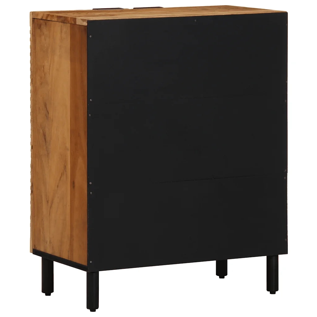 Credenza 60x33x75 cm in Legno Massello di Acacia 4017758