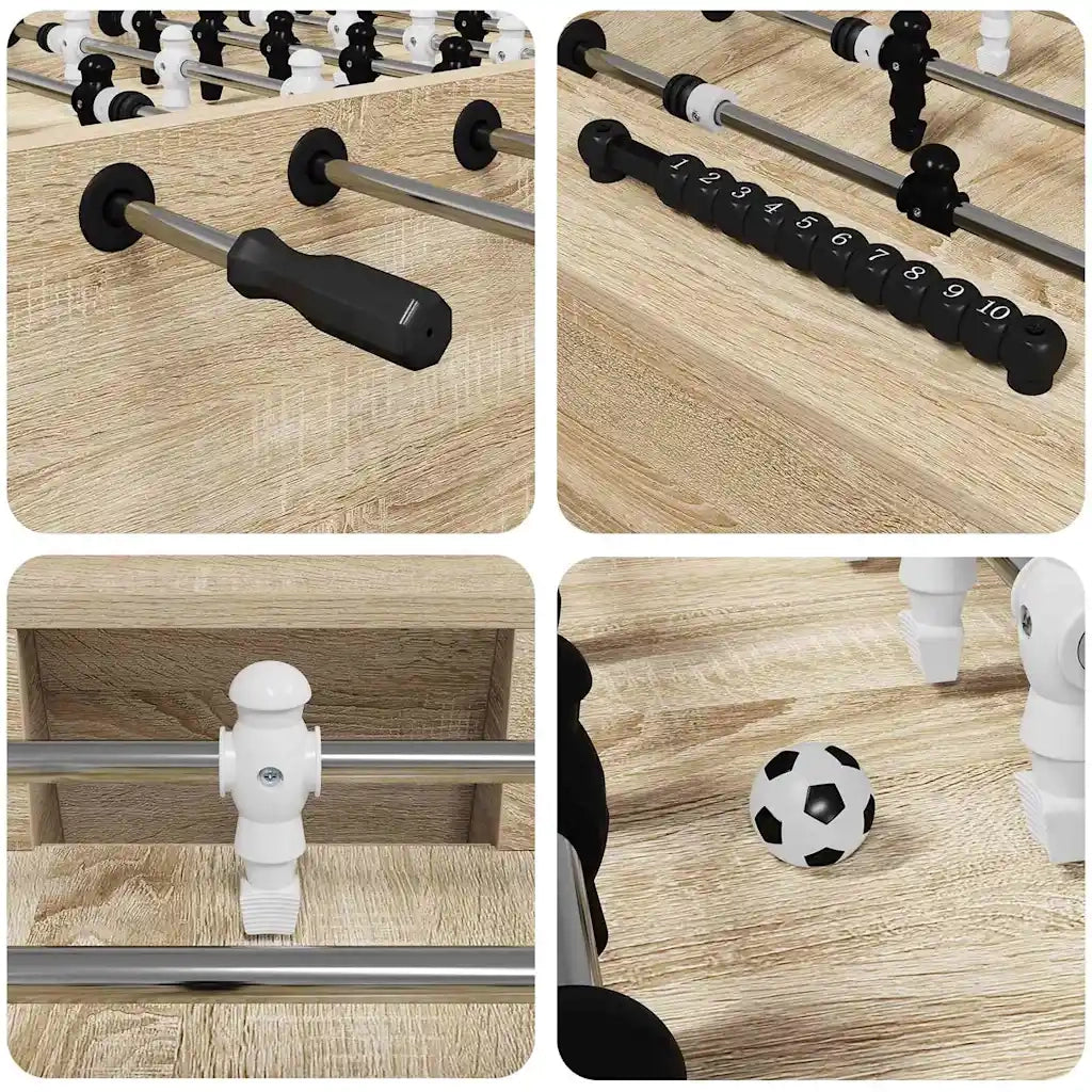 Tavolo da Foosball Rovere Sonoma 146,5 x 74 x 85 cm 3378201