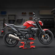 Carrello sposta moto Ausilio di manovra per moto scooter Pedana 60x42x7,5cm Max 250kg
