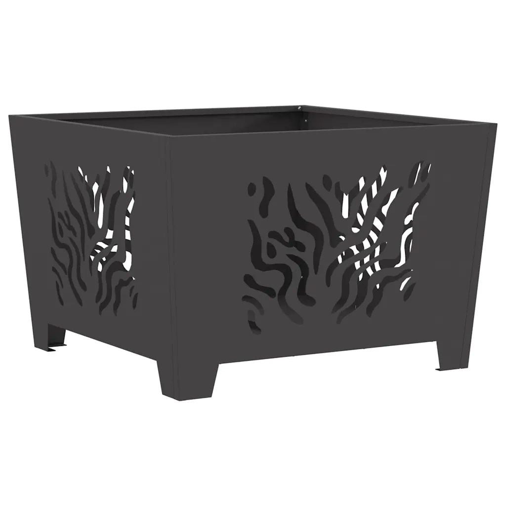 Focolare Nero 60 x 60 x 40 cm Acciaio CFW5767014