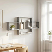 Scaffale da parete Sonoma grigio 130 x 10 x 50 cm 8012457