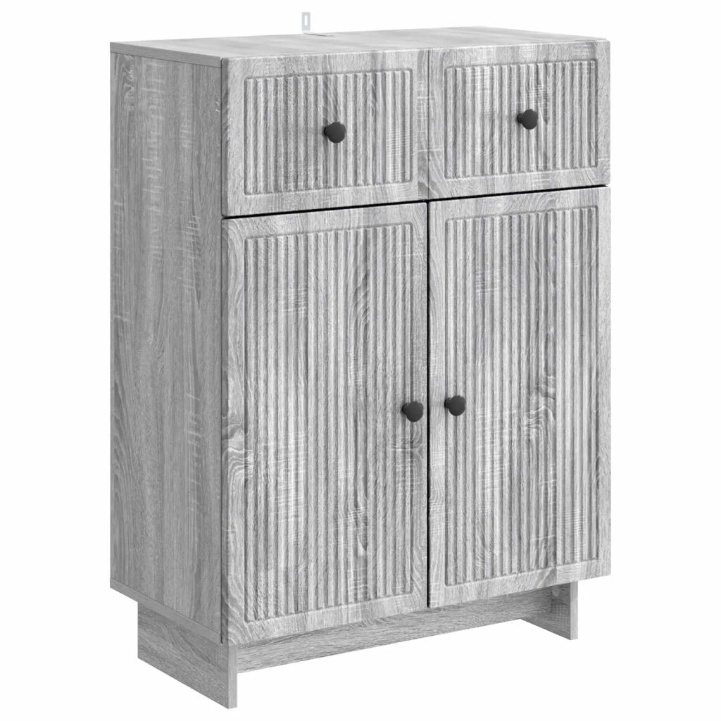 Credenza Grigio Sonoma 66 x 34,5 x 90 cm Legno ingegnerizzato 893951