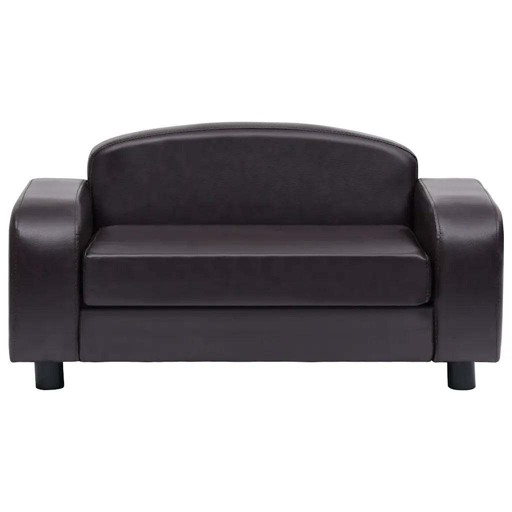 Divano per Cani Marrone 80x50x40 cm in Similpelle CFW3694389