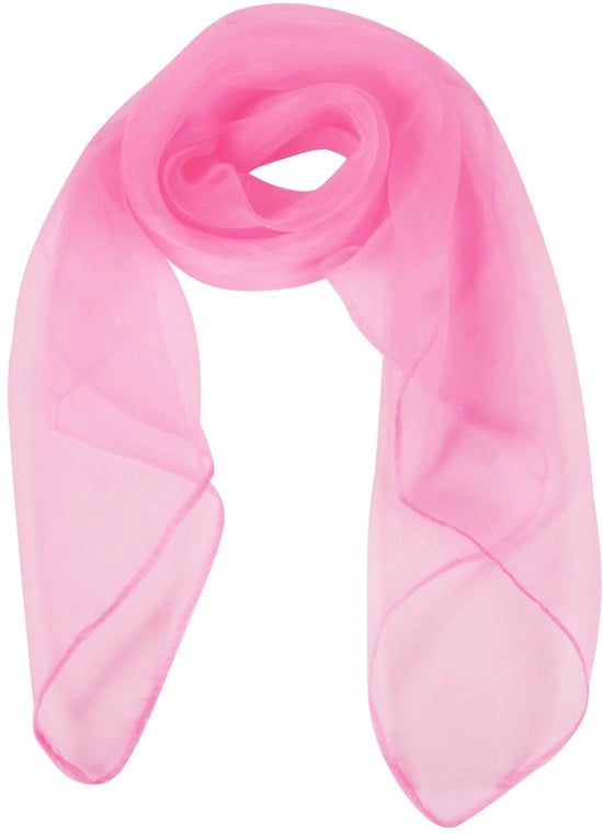 Sciarpa da collo anni '50 stile - Rosa - Accessorio - Leggero - Comodo - Tela a crêpe - Lavabile - Foulard