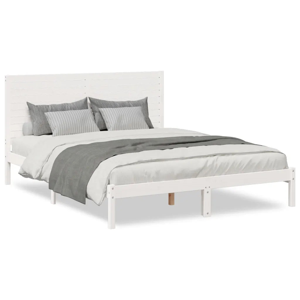 Giroletto Extra Lungo senza Materasso Bianco 140x220cm Massello 3309314