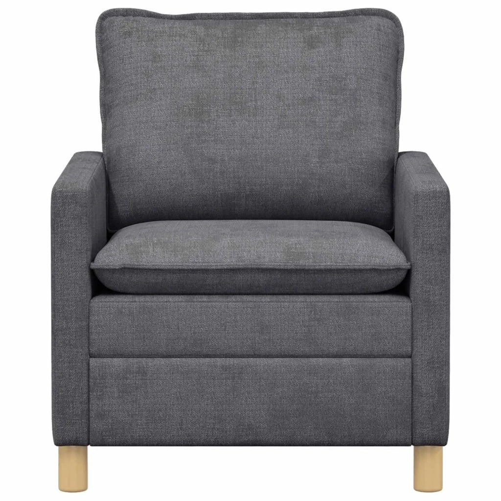 Divano Grigio Scuro 76 x 81 x 87,5 cm Poliestere