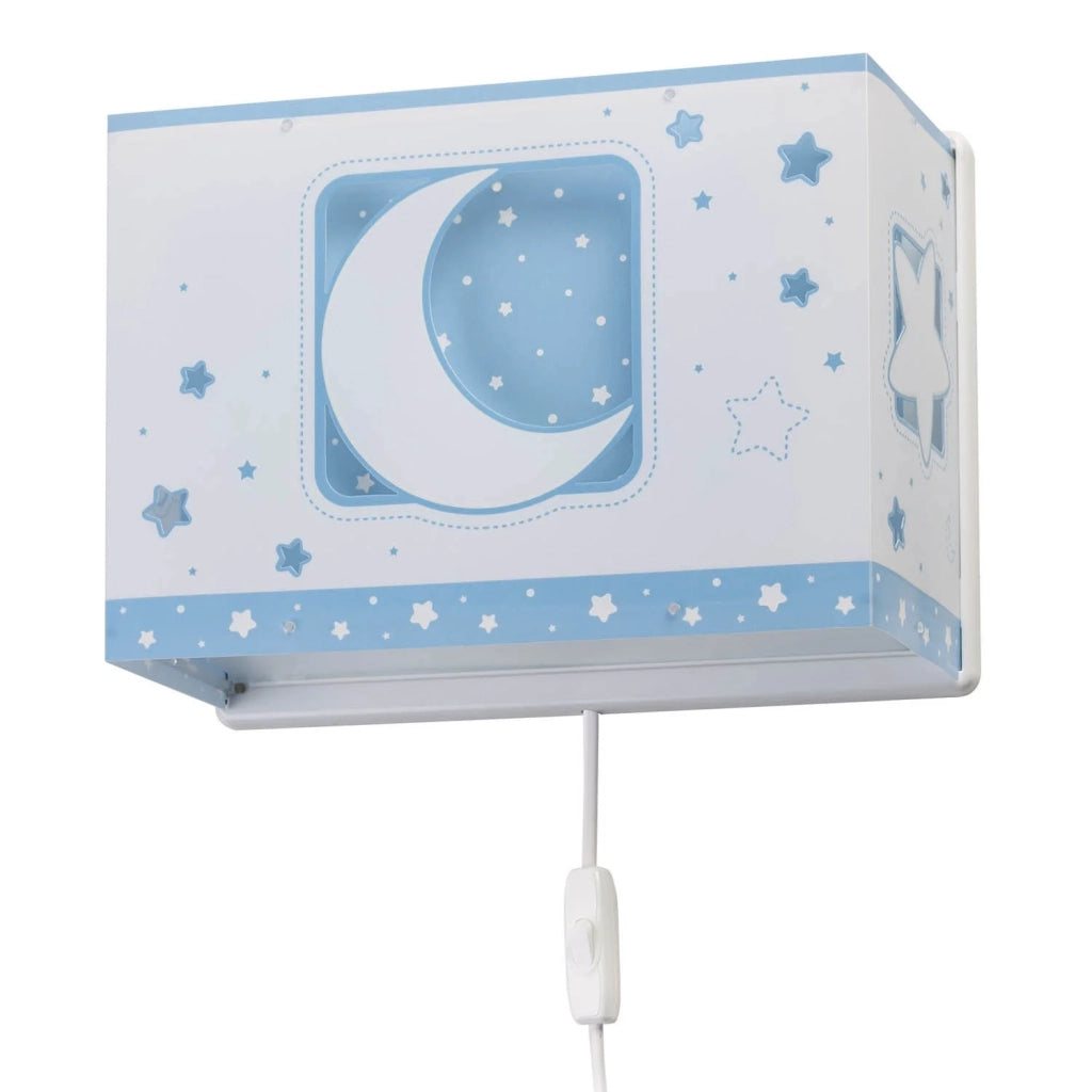 LÚZETE - LAMPADA DA PARETE LUNA BLU