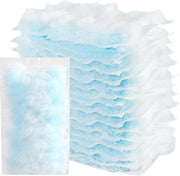 Set di capi di pennello per plumeau elettrico - 15 pezzi per mobili auto coperte - blu e bianco - 15 cm Plumeau