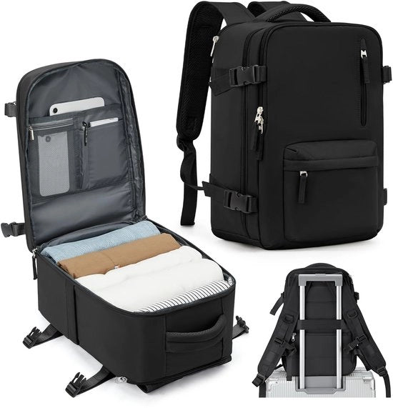 Borsa a mano da viaggio per aereo 40x20x25 cm, borsa da sottobanco per aereo, borsa per laptop da 14 pollici, zaino da viaggio impermeabile per uomo, borsa a mano per donna, borsa a mano da viaggio per aereo 40x20x25 cm