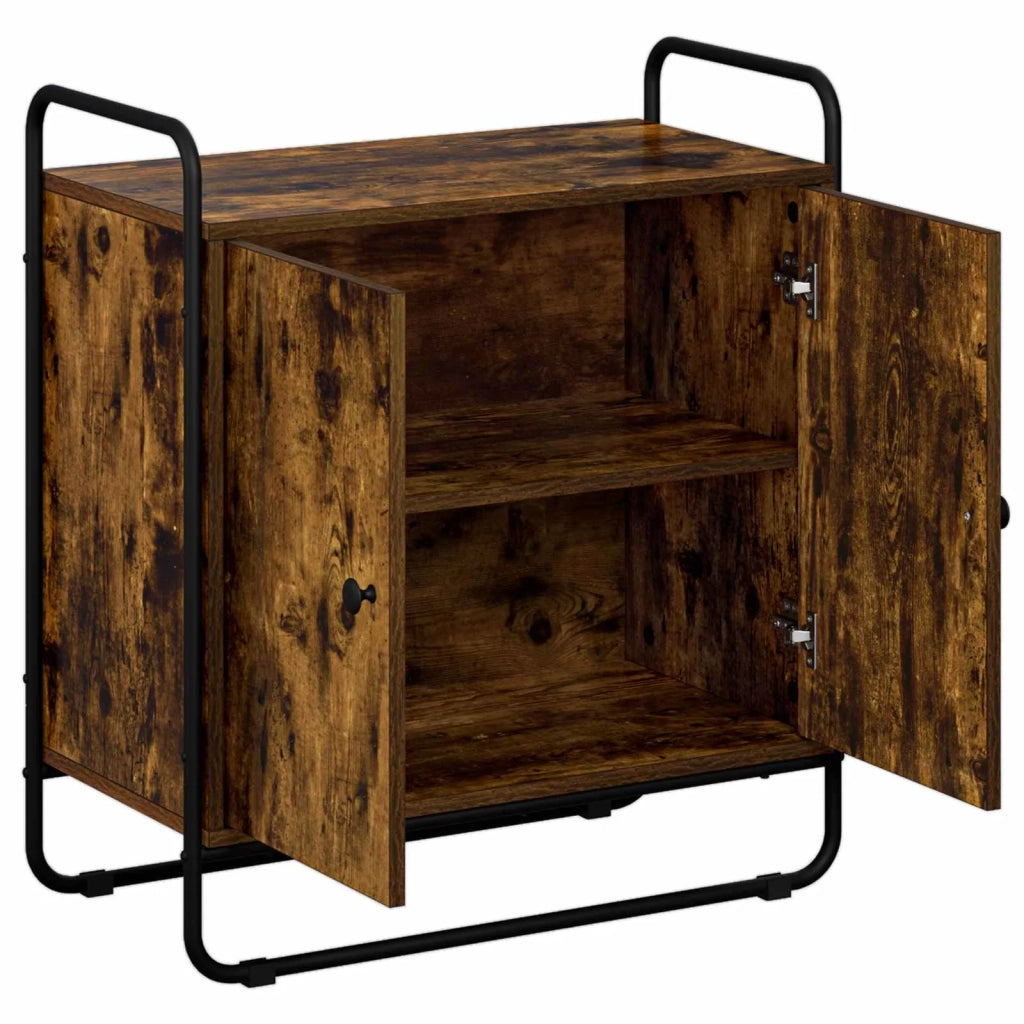 Credenza Rovere Fumo 68 x 35 x 75 cm Legno ingegnerizzato 8007968