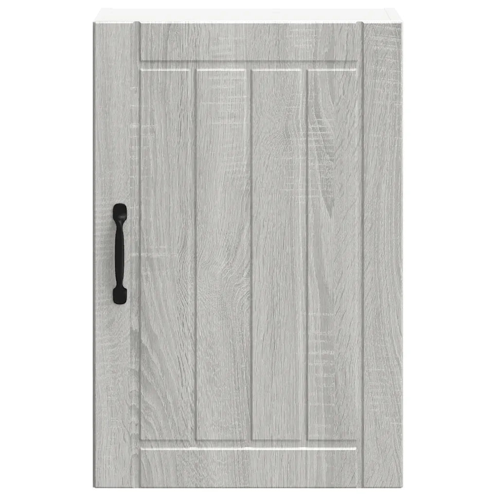 Pensile da Cucina-Mobile Cucina da Parete Lucca Grigio Sonoma in Legno Multistrato 952673