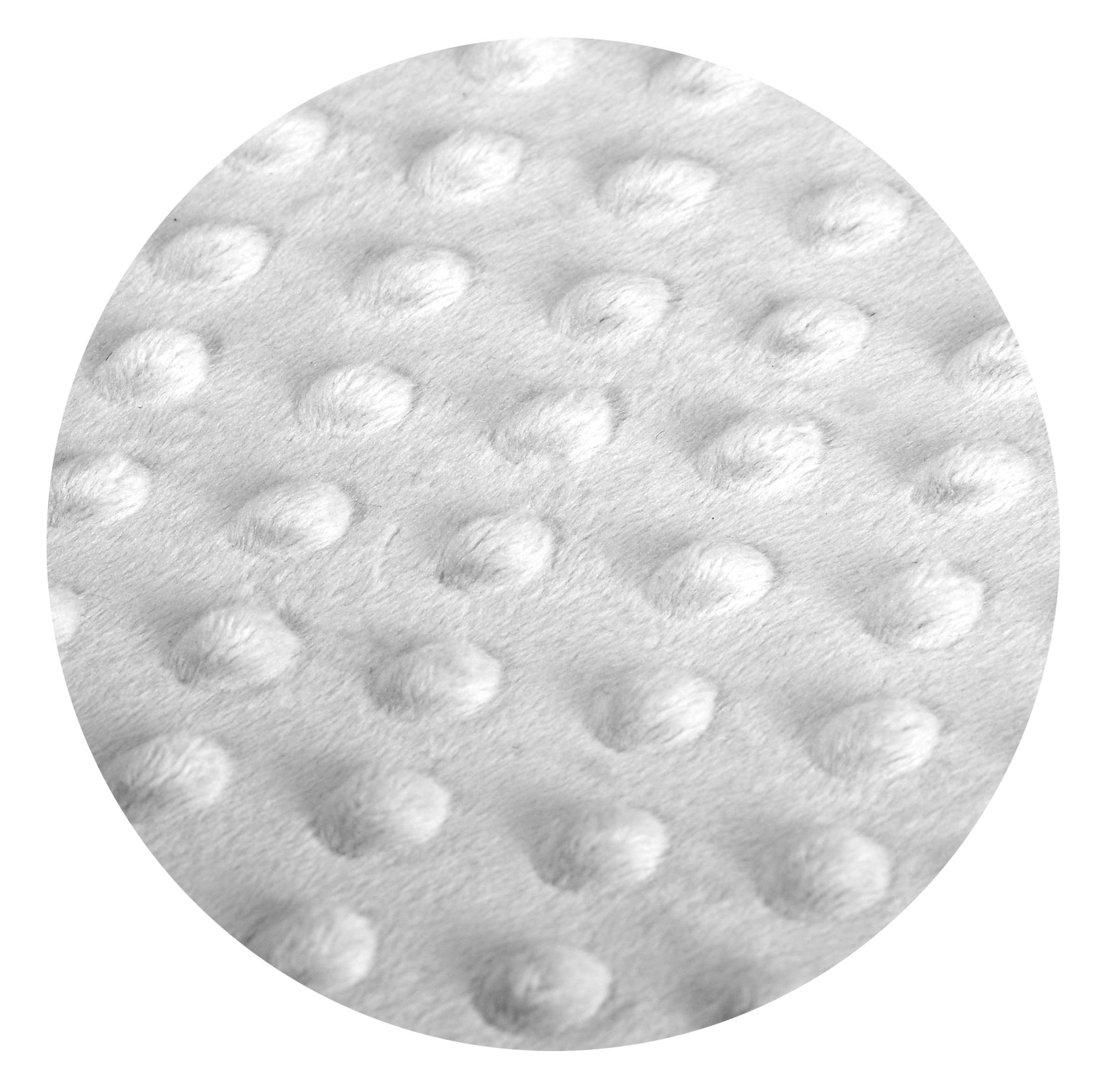 AIO FACTORY Trasportino per auto 50x40 cm Minky Grey Seggiolino per cani impermeabile