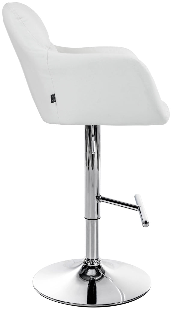Barhocker Natoma Kunstleder chrom