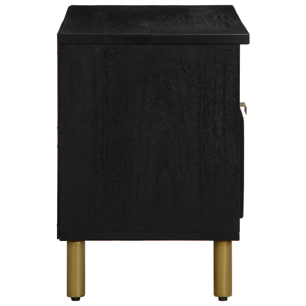 Mobile Porta TV Nero 80x33x46 cm in Legno Multistrato 4017665