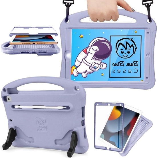 Casella di protezione per bambini per iPad 10.2 - Copertura protettiva per iPad 9a, 8a e 7a generazione - Casella per iPad Air 3a generazione