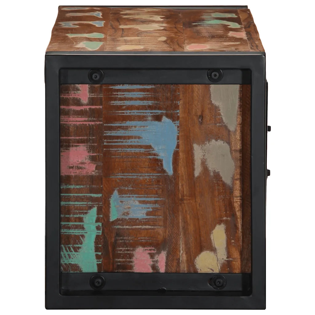 Mobile Porta TV 80x30x35 cm in Legno Massello di Recupero 4013596