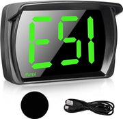 Sistema di misurazione della velocità digitale universale con GPS e Beidou Dual Chip per tutti i veicoli - Plug and Play - Display HUD a testa alta - KMH - Display HUD autonavigatore.