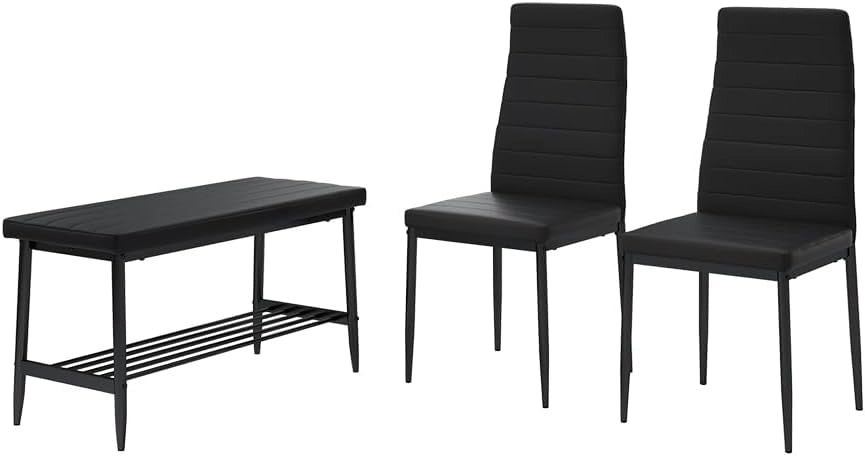 Sedia da sala da pranzo Grand, Bianco, 42.5 x 48 cm Set di 4, per l’utilizzo come set da pranzo in cucina o sala da pranzo