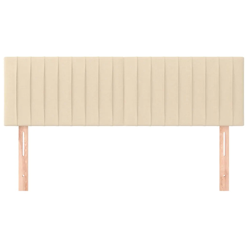 Testiera | Testata Crema 144x5x78/88 cm in Tessuto