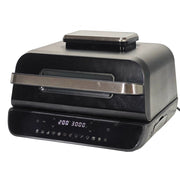 Trade Shop - Friggitrice Ad Aria Multifunzione Con Grill 3.8lt 1800w Cestello 4.5lt Con Luce Oblò -