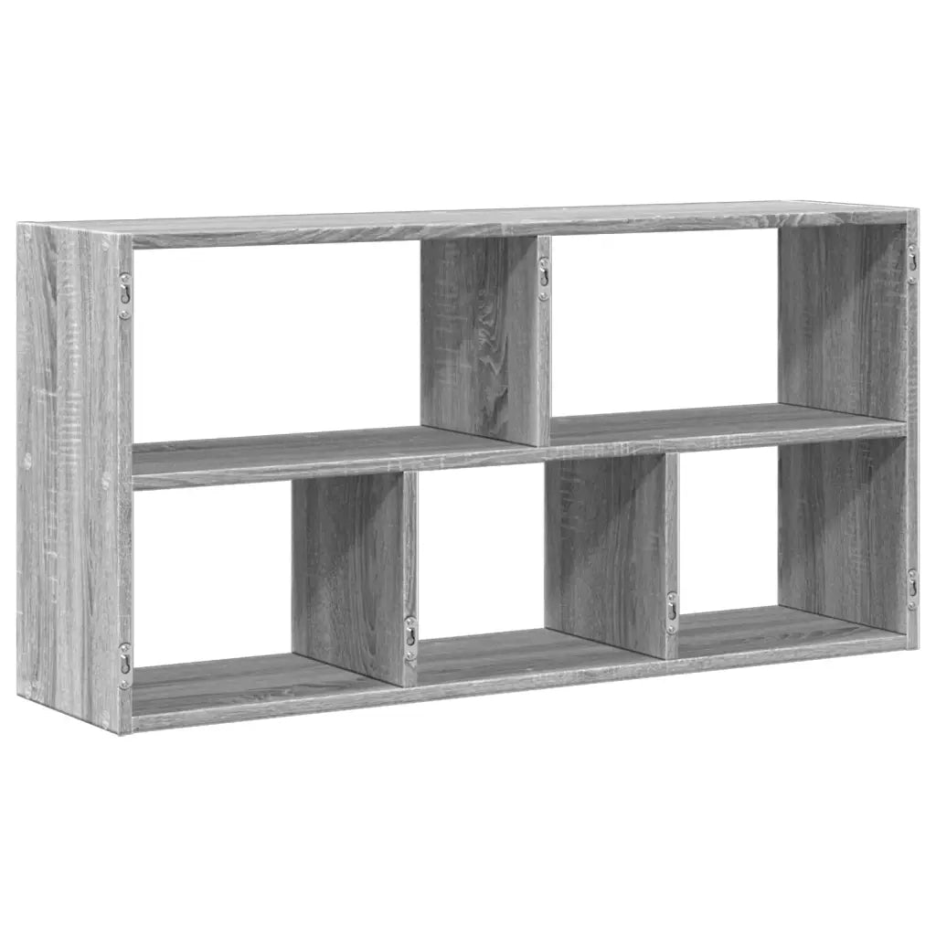 vidaXL Scaffale a Muro Grigio Sonoma 100x25x50 cm in Legno Multistrato