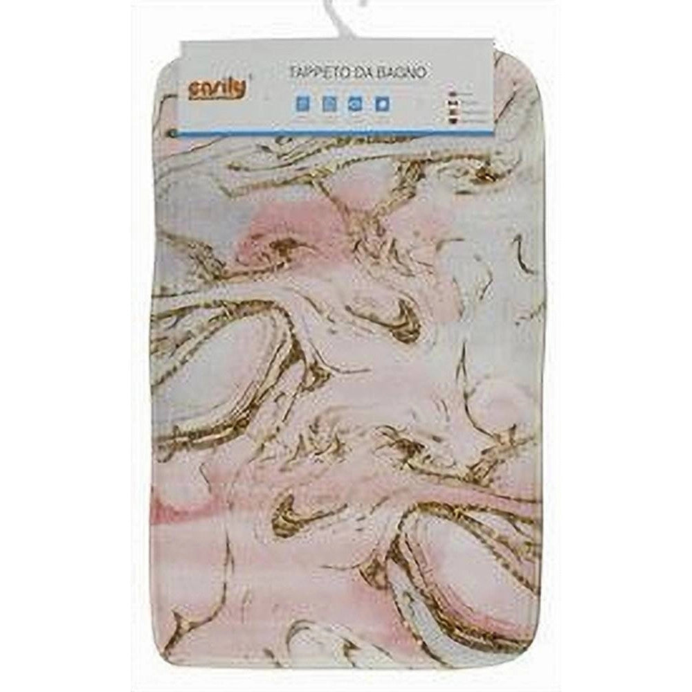 Trade Shop - Tappeto Tessuto Tappetino Arredo Bagno Antiscivolo 50x80cm Fantasie Varie 79446 -