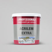 Rivestimento Acrilico Acrilem Extra Esterno - Litri 4 - Colore Rosso