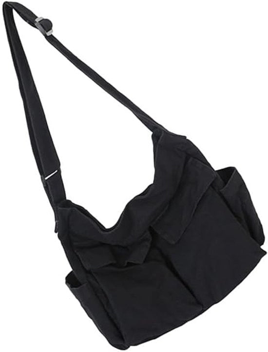 Borsa da spalla in tela per donna, borsa multifunzionale, adatta per viaggi, shopping e uso quotidiano, stile e praticità, con complete possibilità di stoccaggio.