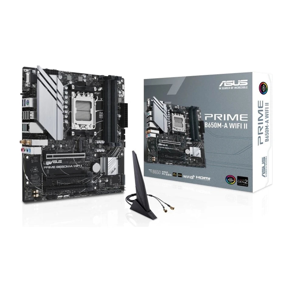 ASUS PRIME B650M-A WIFI II AMD B650 Socket AM5 micro ATX