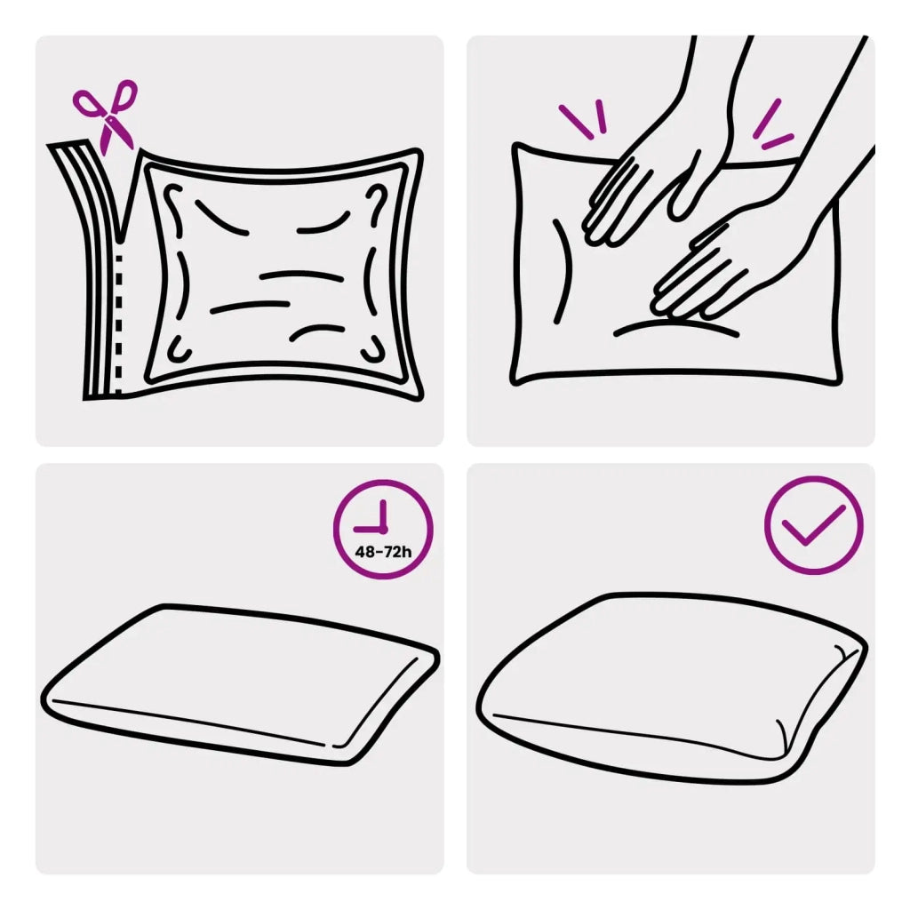 Cuscino con cuscino HEERLEN Grigio Chiaro 40 x 145 cm Velluto 926099
