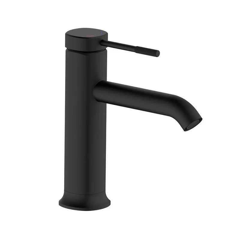 Miscelatore Lavabo Serie Nobel Nero con Piletta Click Clack