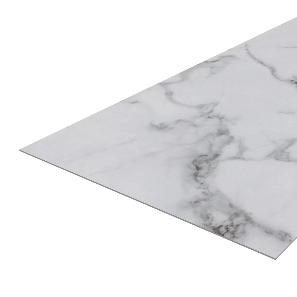 Set di 4 pannelli decorativi da parete 120 x 60 cm marmo bianco 03_0010658