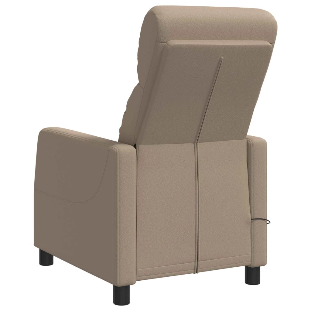 Divano Sedia-Poltrona Massaggiante Cappuccino Similpelle 987770