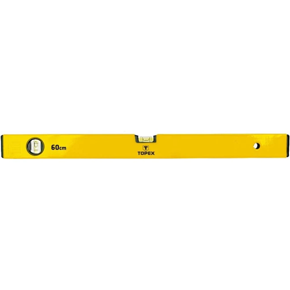 Topex 29c501 livella in allumini nio, tipo 500, 40 cm, 2 bolle ds