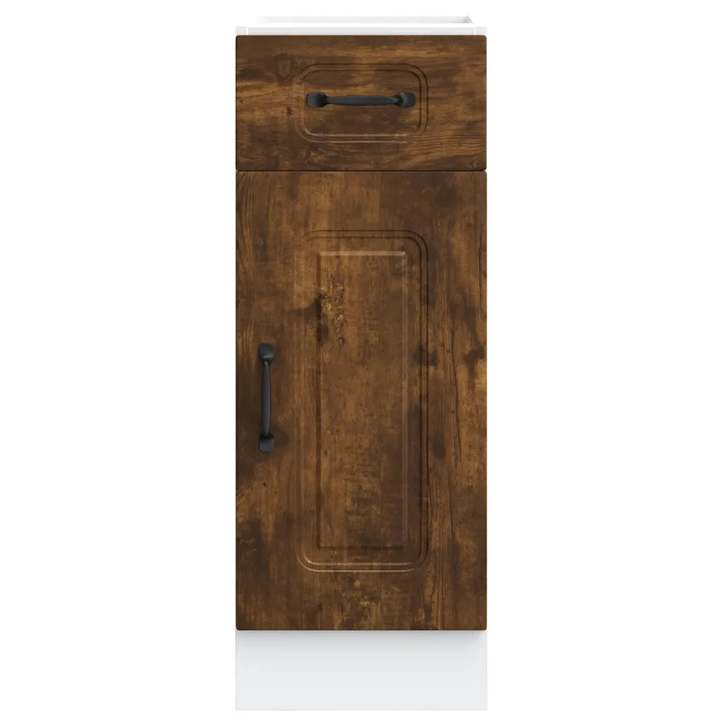 Base da Cucina Kalmar Rovere Fumo in Legno Multistrato 853462