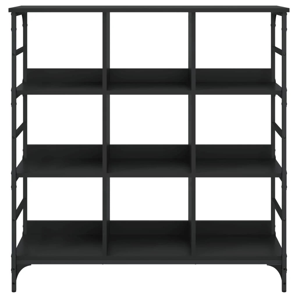 Credenza buffet cassettiera mobile contenitore organizer cucina soggiorno soggiorno 102 x 32 x 103,5 cm derivati ​​del legno nero 02_0035814