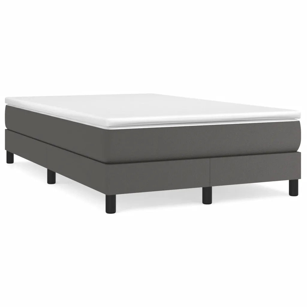 Struttura Letto a Rete a Molle Grigio 120x200 cm in Similpelle 3120692