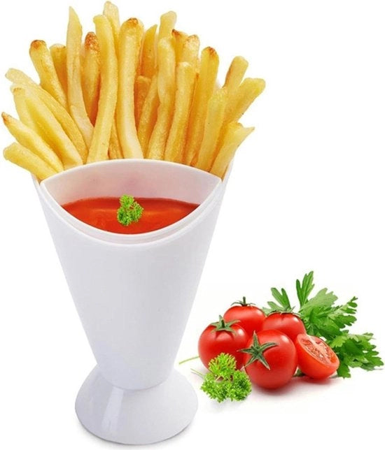 Set di contenitori - 2 in 1 Fritto misto - Cylindri portatili per finger food - Hotel ristorante caffetteria pasticceria.