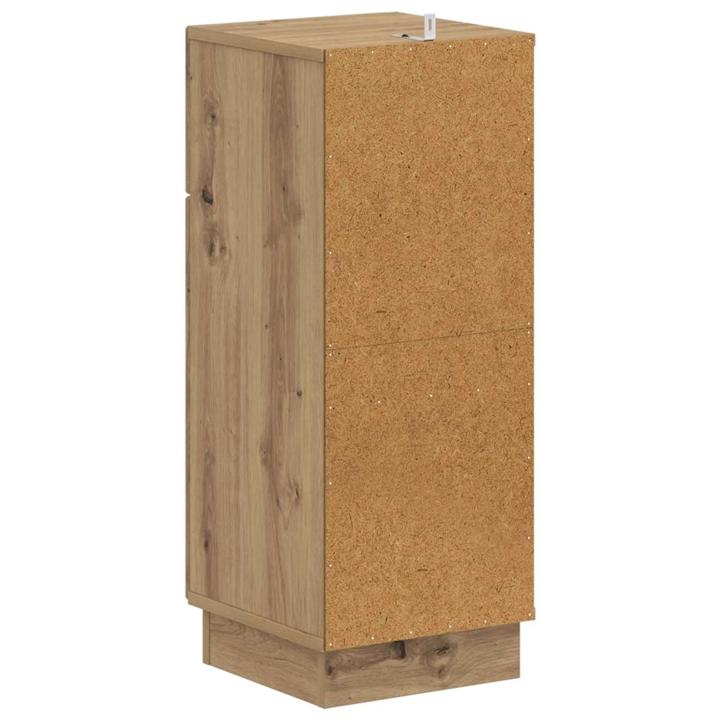Mobiletto da Bagno HOORN Rovere Artigianale 30 x 31 x 77 cm 897274