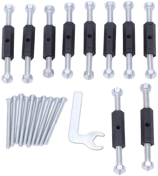 Kit di riparazione con viti e elementi di fissaggio per elettricisti