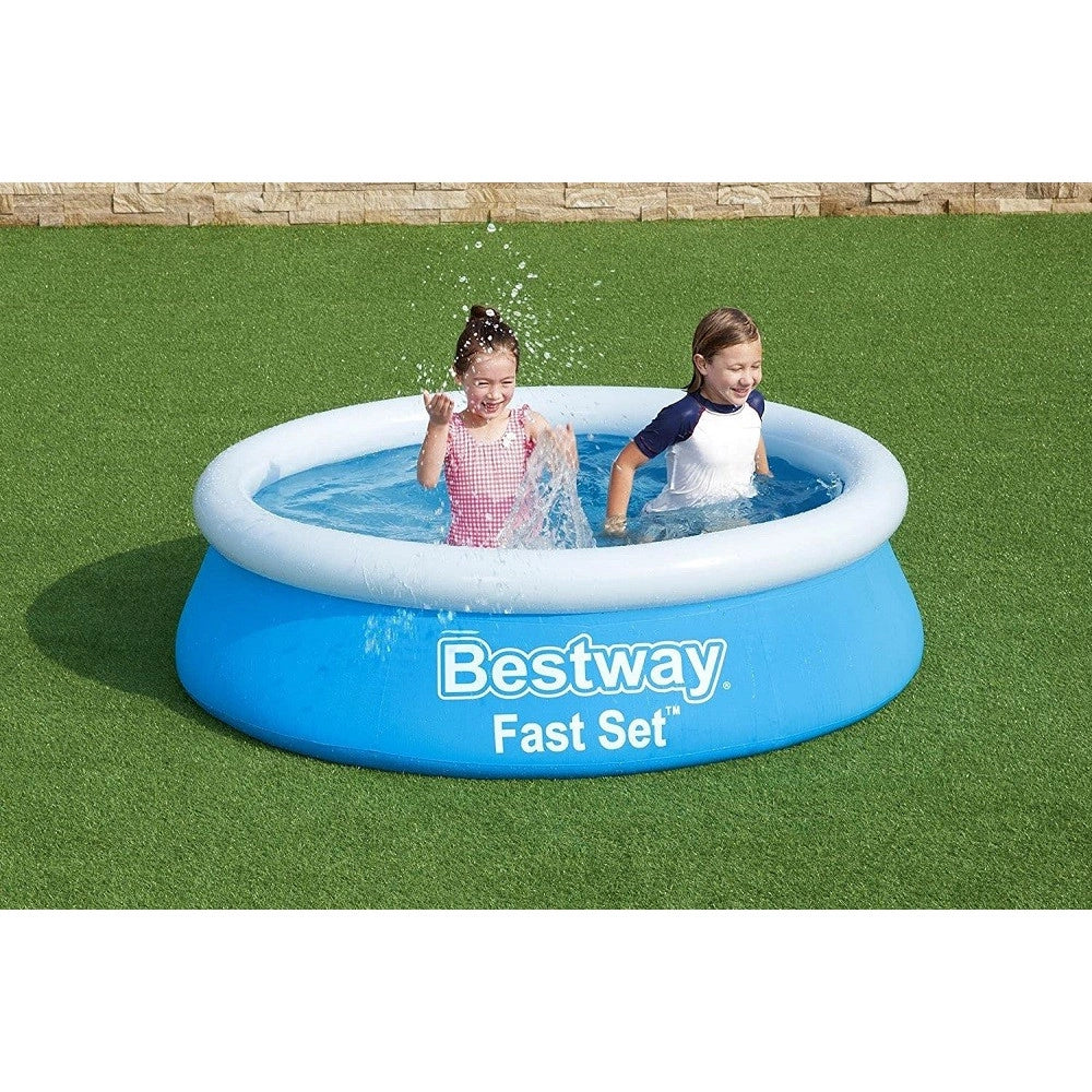 Trade Shop - Piscina Fuori Terra Fast Set Da 183 X 51 Cm Gonfiabile Per Bambini 940 Lt 57392 -
